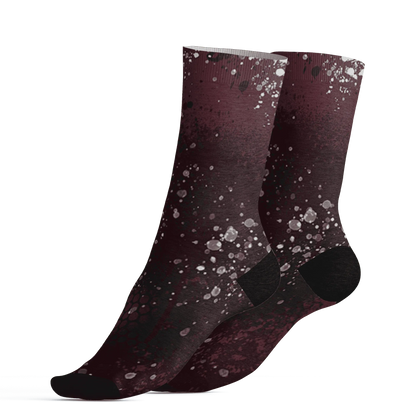 VaporMax-Night-Maron-Burgundy-Socks-Match-23-Painted-Graffiti