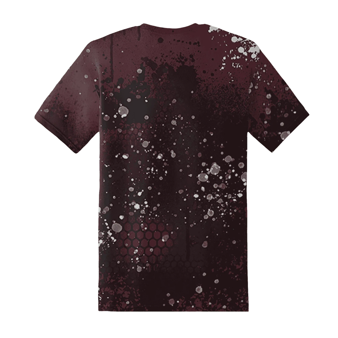 VaporMax-Night-Maron-Burgundy-T-Shirt-Match-23-Painted-Graffiti