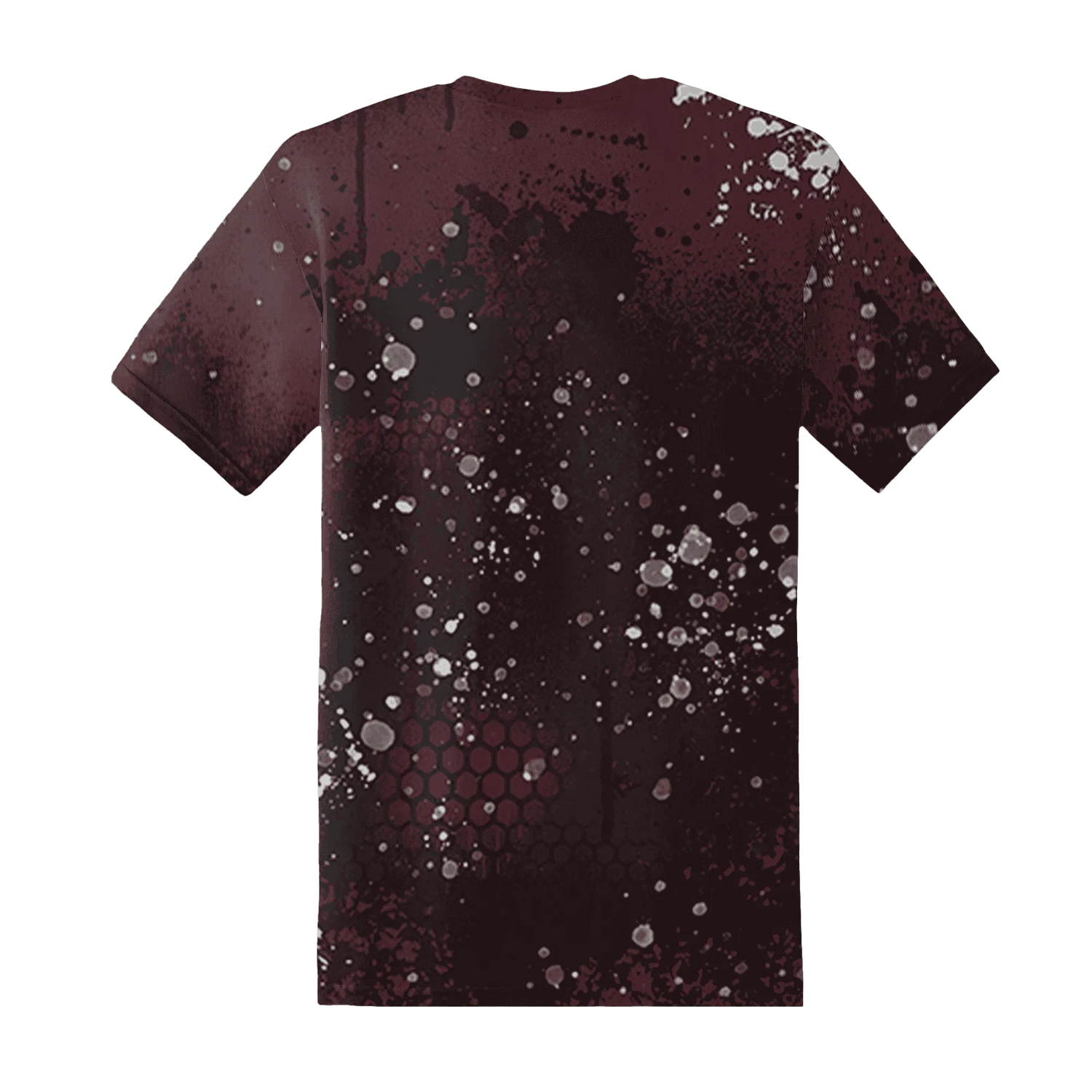 VaporMax-Night-Maron-Burgundy-T-Shirt-Match-23-Painted-Graffiti