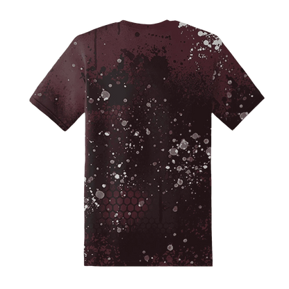 VaporMax-Night-Maron-Burgundy-T-Shirt-Match-23-Painted-Graffiti