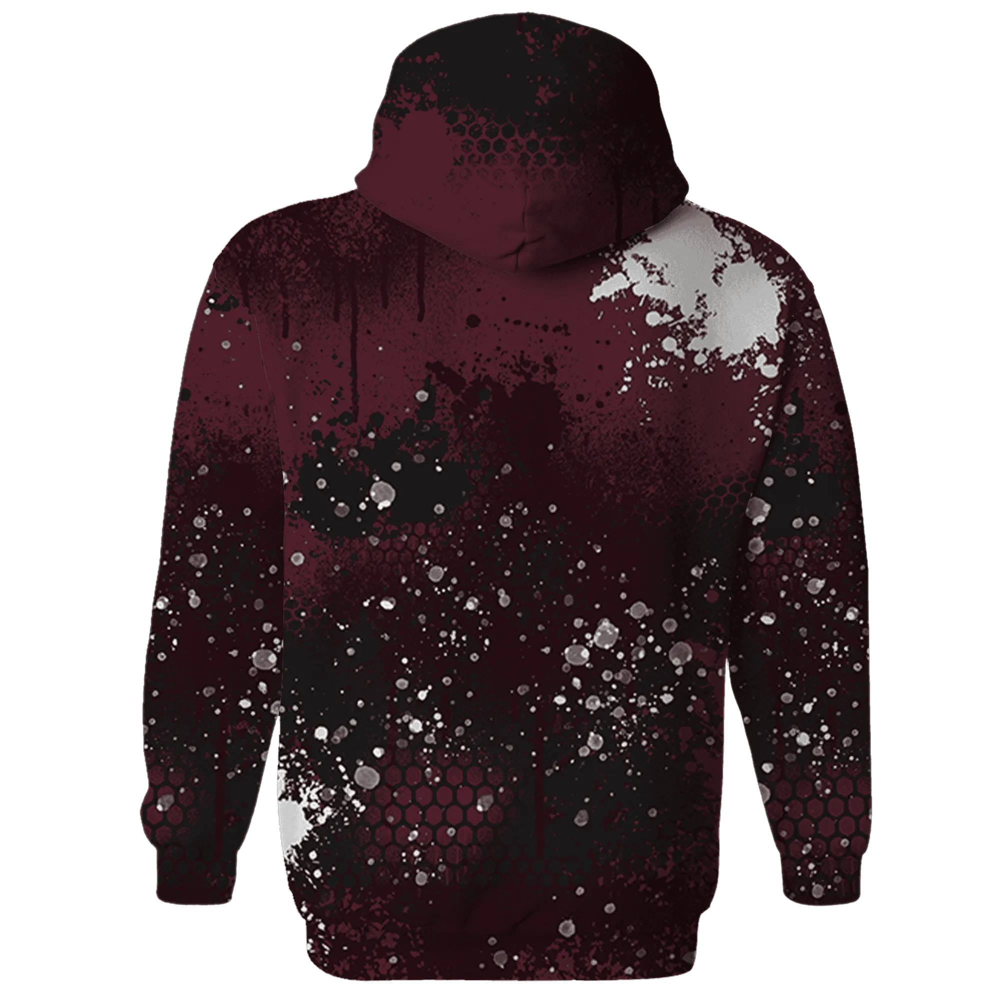 VaporMax-Night-Maron-Burgundy-Hoodie-Match-23-Painted-Graffiti