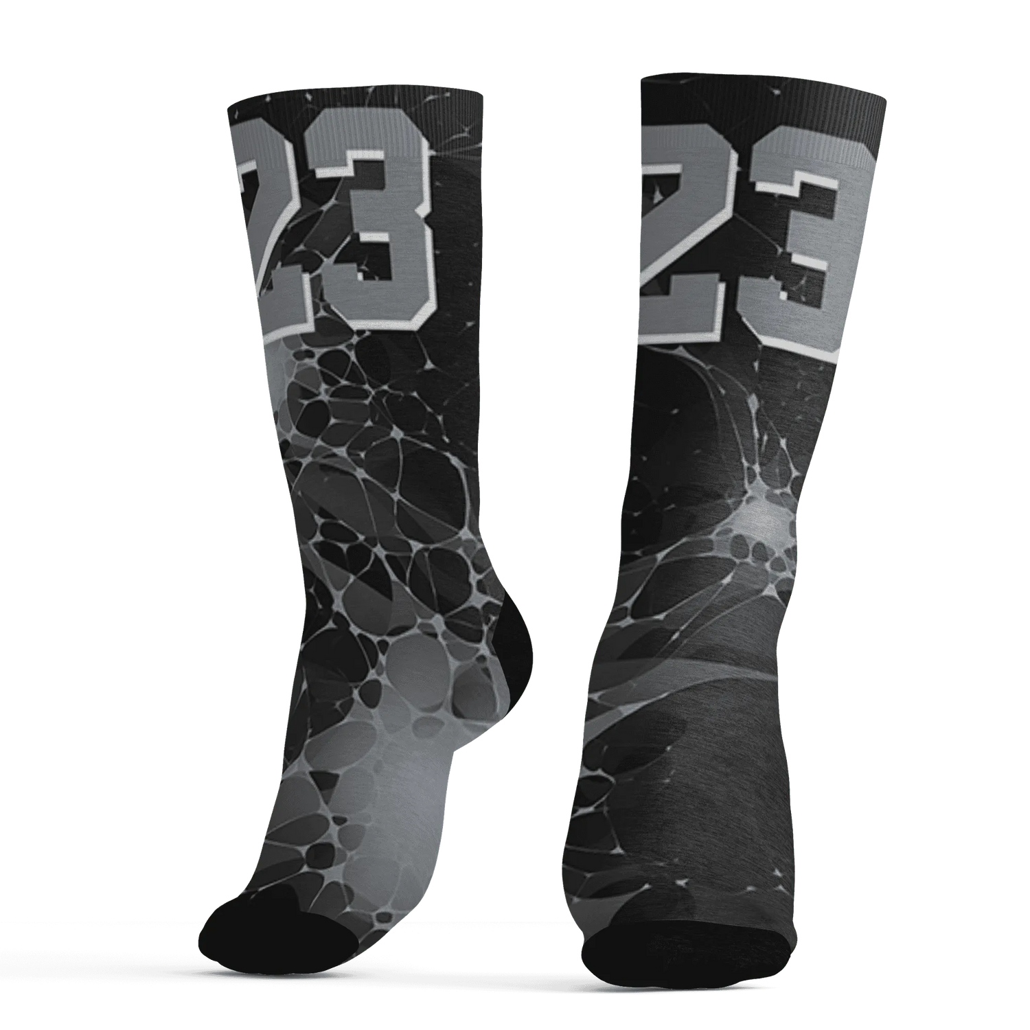 Wolf-Grey-12s-Socks-Match-23-Sneaker-3D