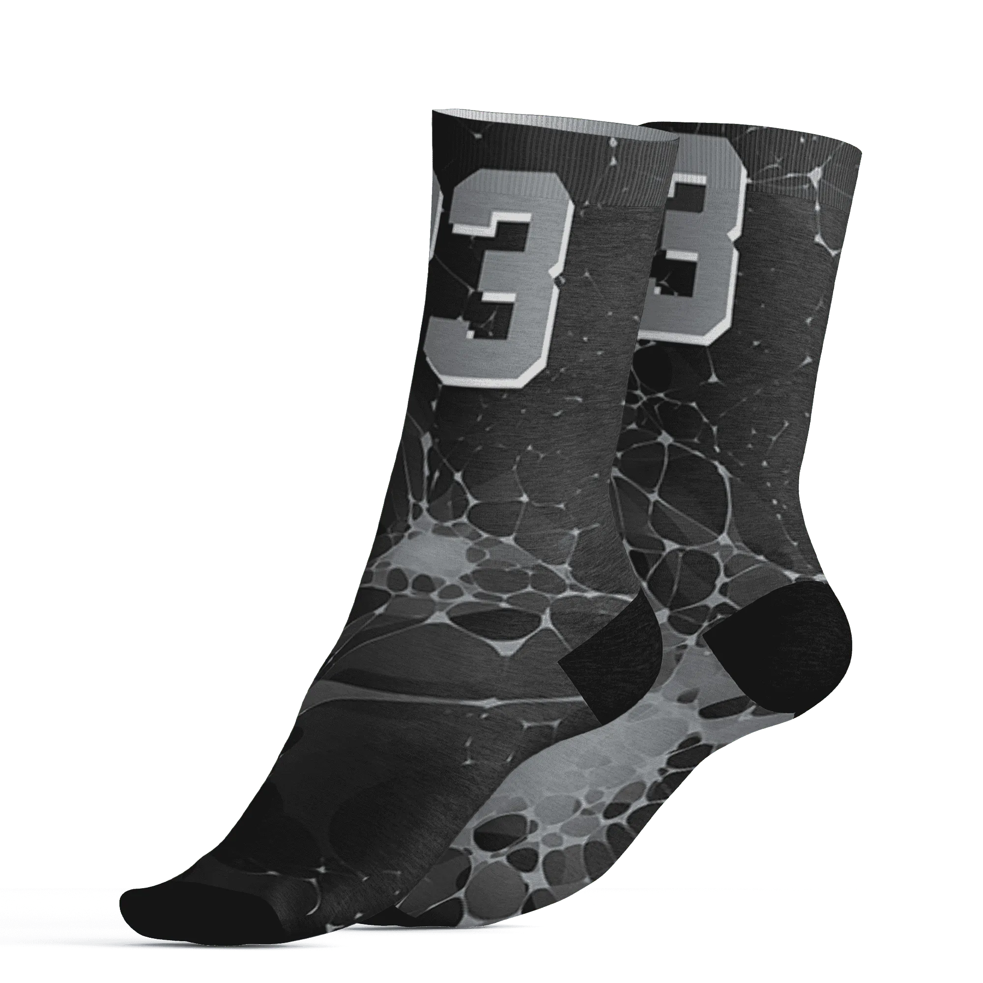 Wolf-Grey-12s-Socks-Match-23-Sneaker-3D