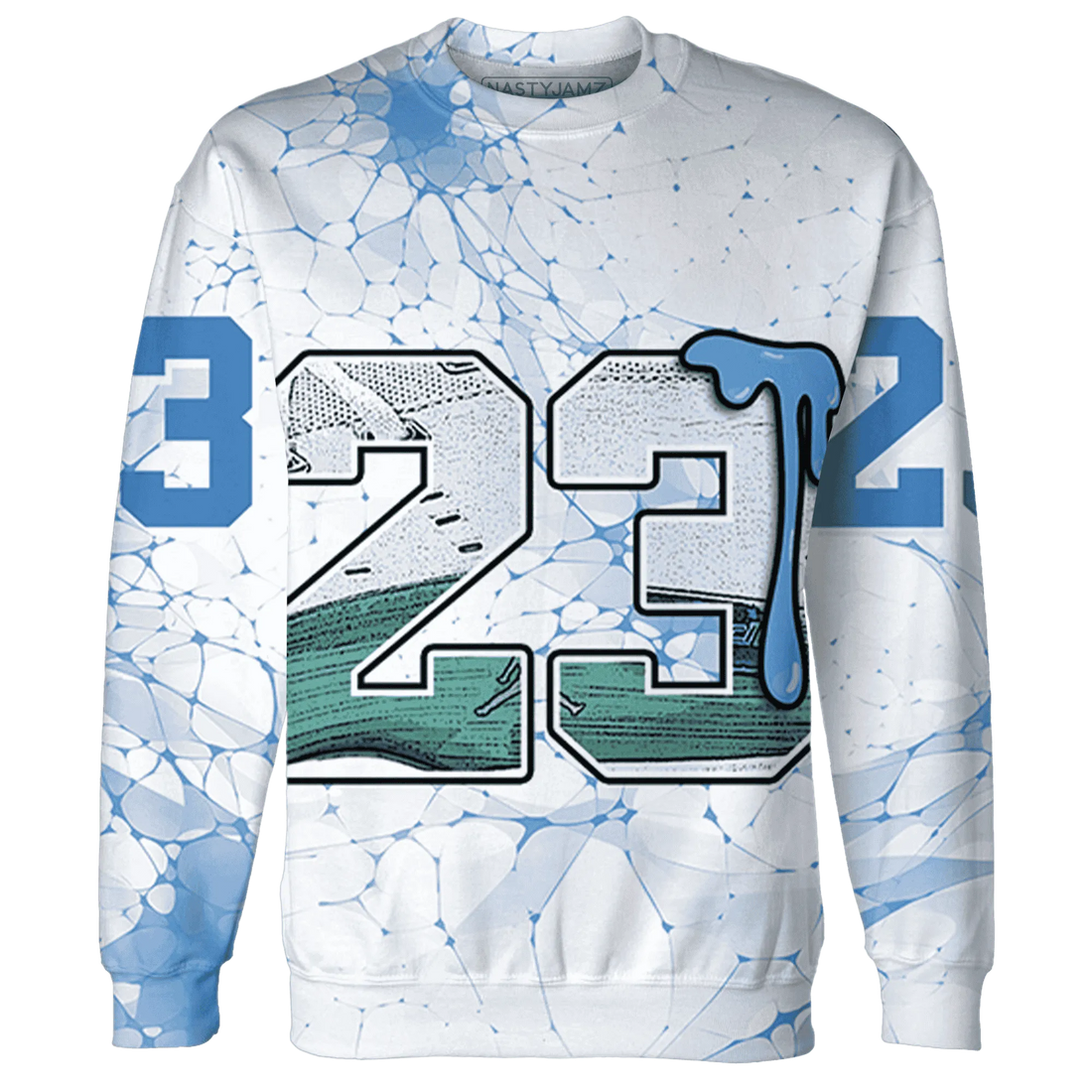 Carolina-Blue-Univercitii-17s-Sweatshirt-Match-23-Sneaker-3D