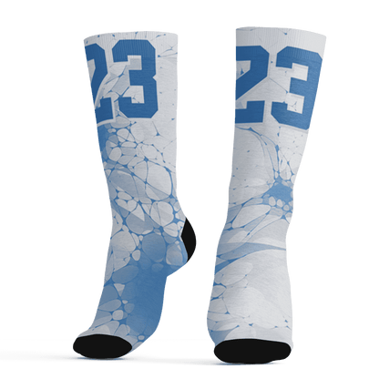 Carolina-Blue-Univercitii-17s-Socks-Match-23-Sneaker-3D