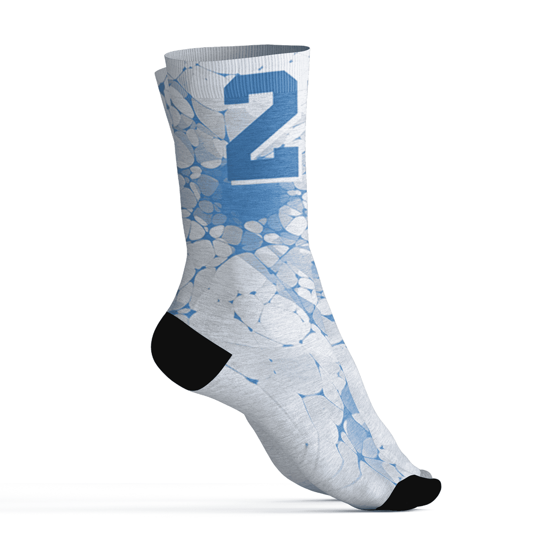 Carolina-Blue-Univercitii-17s-Socks-Match-23-Sneaker-3D