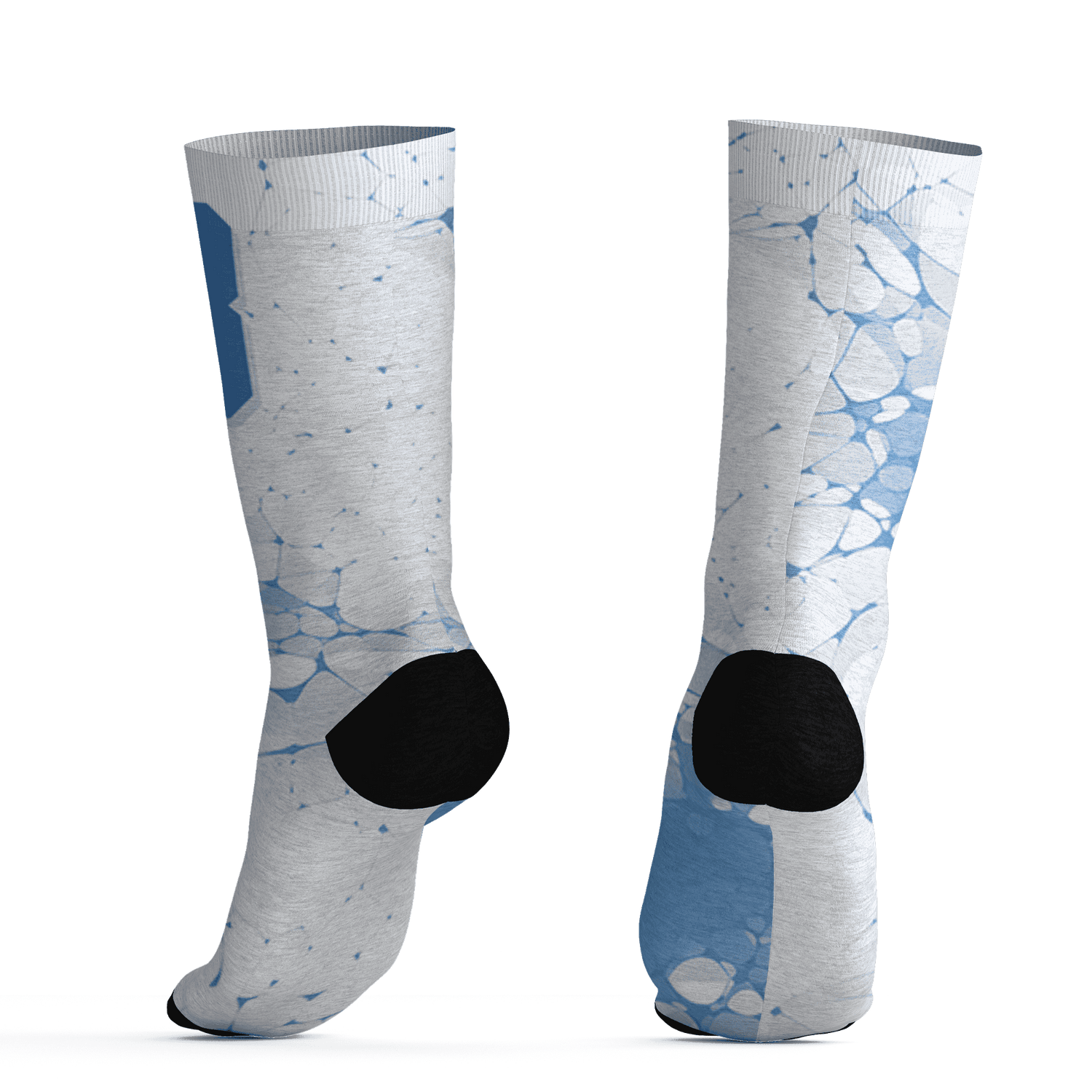 Carolina-Blue-Univercitii-17s-Socks-Match-23-Sneaker-3D