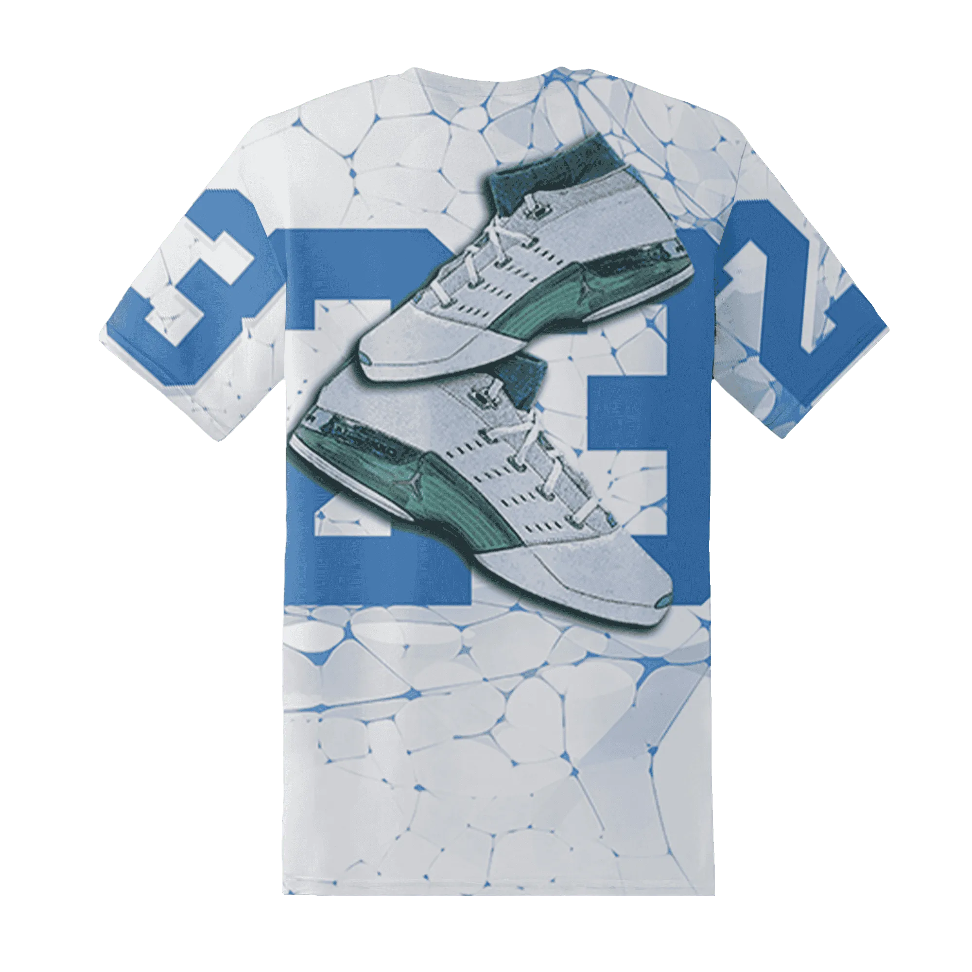 Carolina-Blue-Univercitii-17s-T-Shirt-Match-23-Sneaker-3D