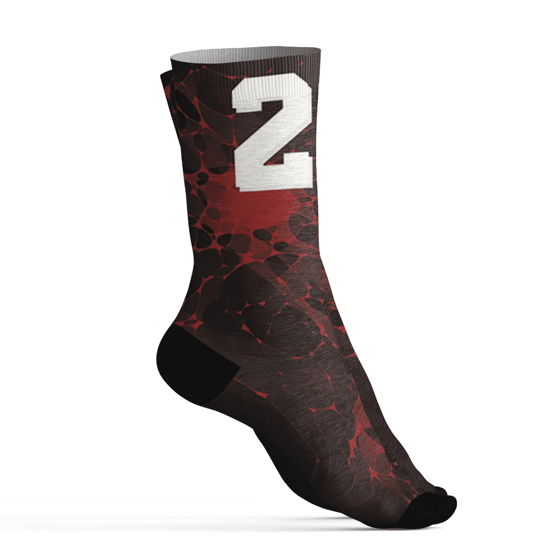 Black-Toe-Reimagined-Red-White-1s-NastyJamz-Socks-Match-23-Sneaker-3D