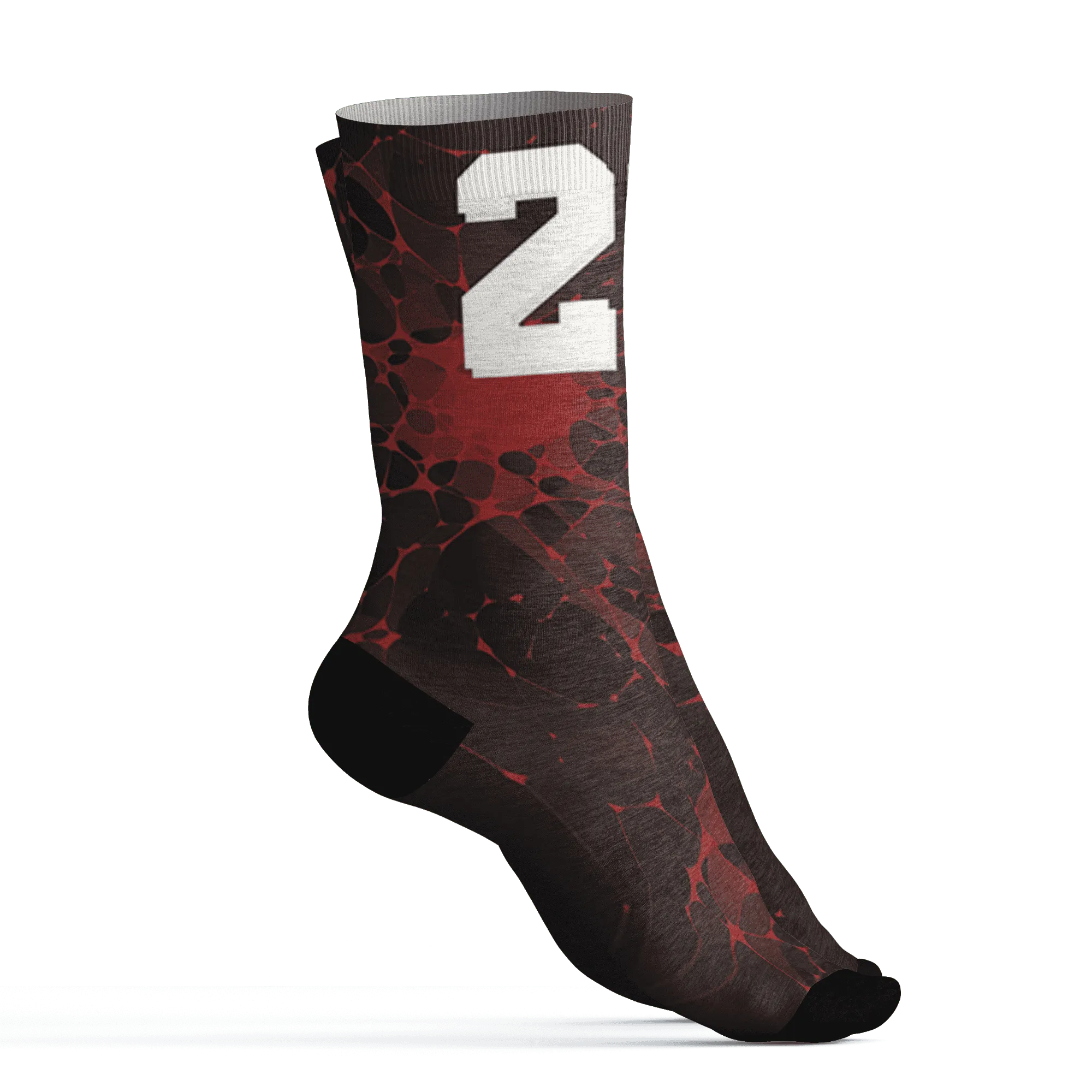 Black-Toe-Reimagined-Red-White-1s-NastyJamz-Socks-Match-23-Sneaker-3D