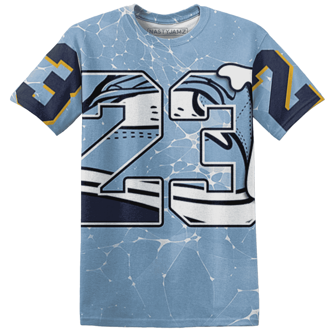 First In Flight 1s T Shirt Match 23 Sneaker 3D All-Over Print - NastyJamz
