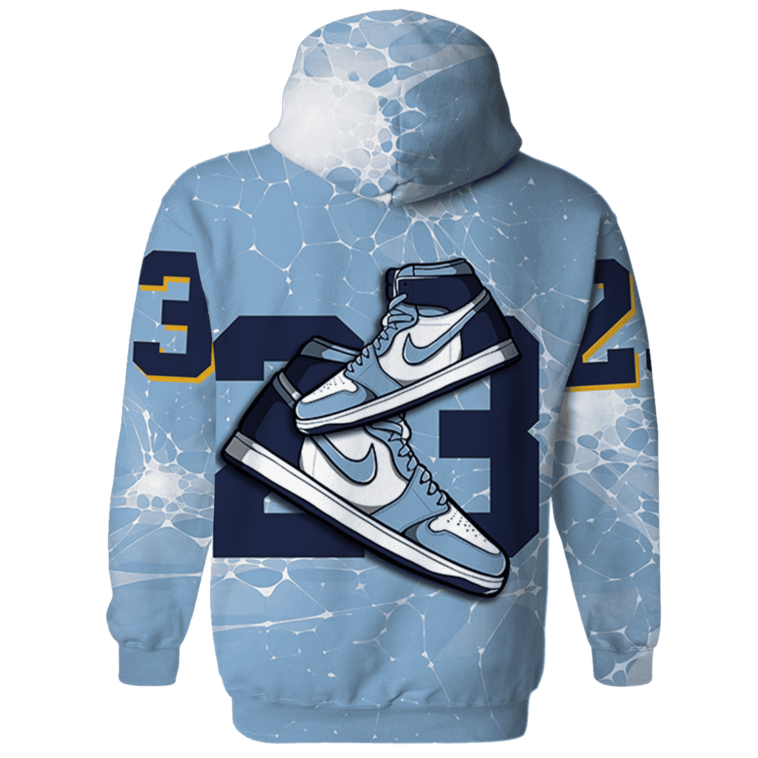 First In Flight 1s Hoodie Match 23 Sneaker 3D All-Over Print - NastyJamz