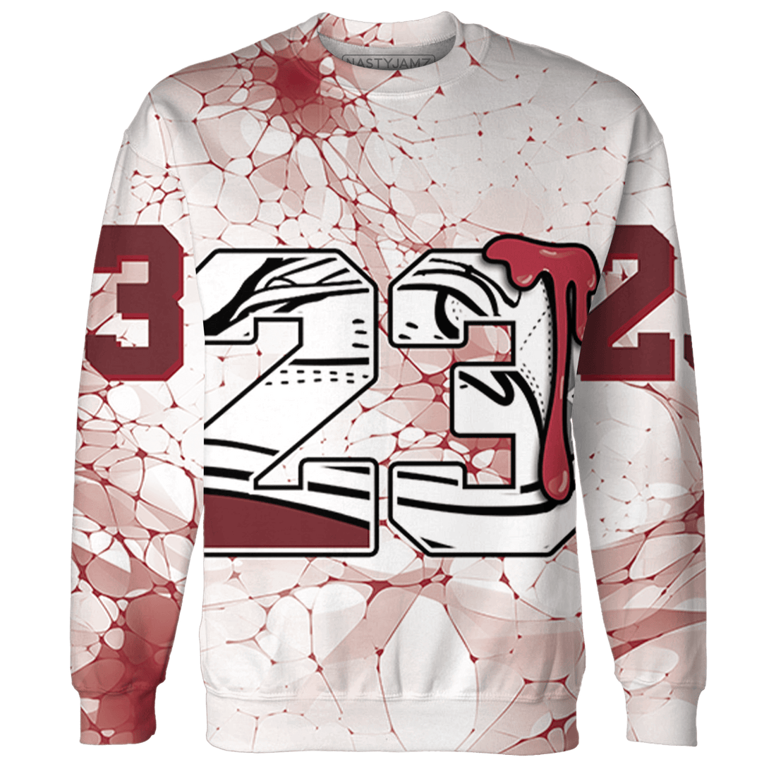 High 85 Metallic Burgundy 1s Sweatshirt Match 23 Sneaker 3D All-Over Print - NastyJamz
