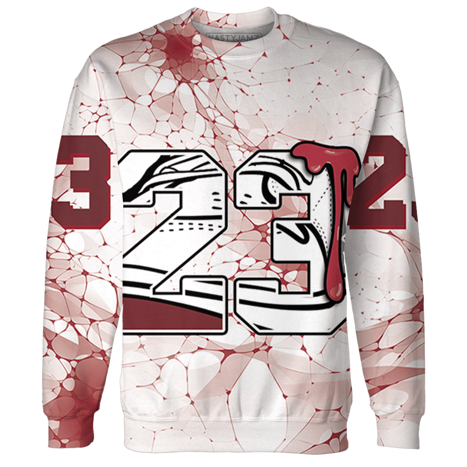High 85 Metallic Burgundy 1s Sweatshirt Match 23 Sneaker 3D All-Over Print - NastyJamz