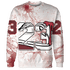High 85 Metallic Burgundy 1s Sweatshirt Match 23 Sneaker 3D All-Over Print - NastyJamz