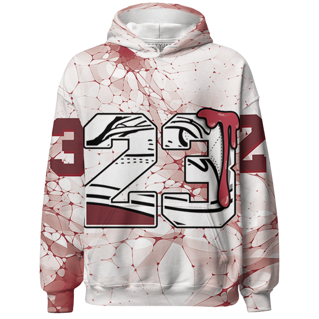 High 85 Metallic Burgundy 1s Hoodie Match 23 Sneaker 3D All-Over Print - NastyJamz