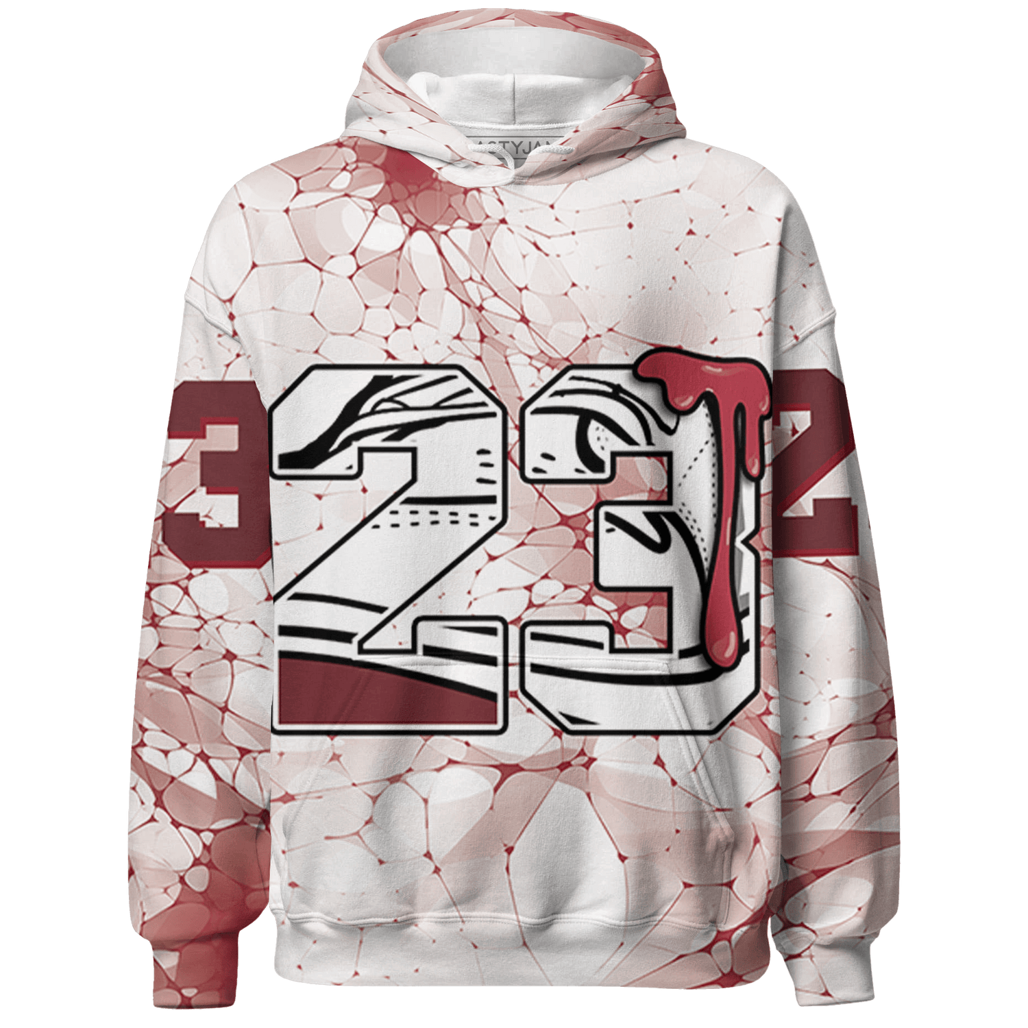 High 85 Metallic Burgundy 1s Hoodie Match 23 Sneaker 3D All-Over Print - NastyJamz