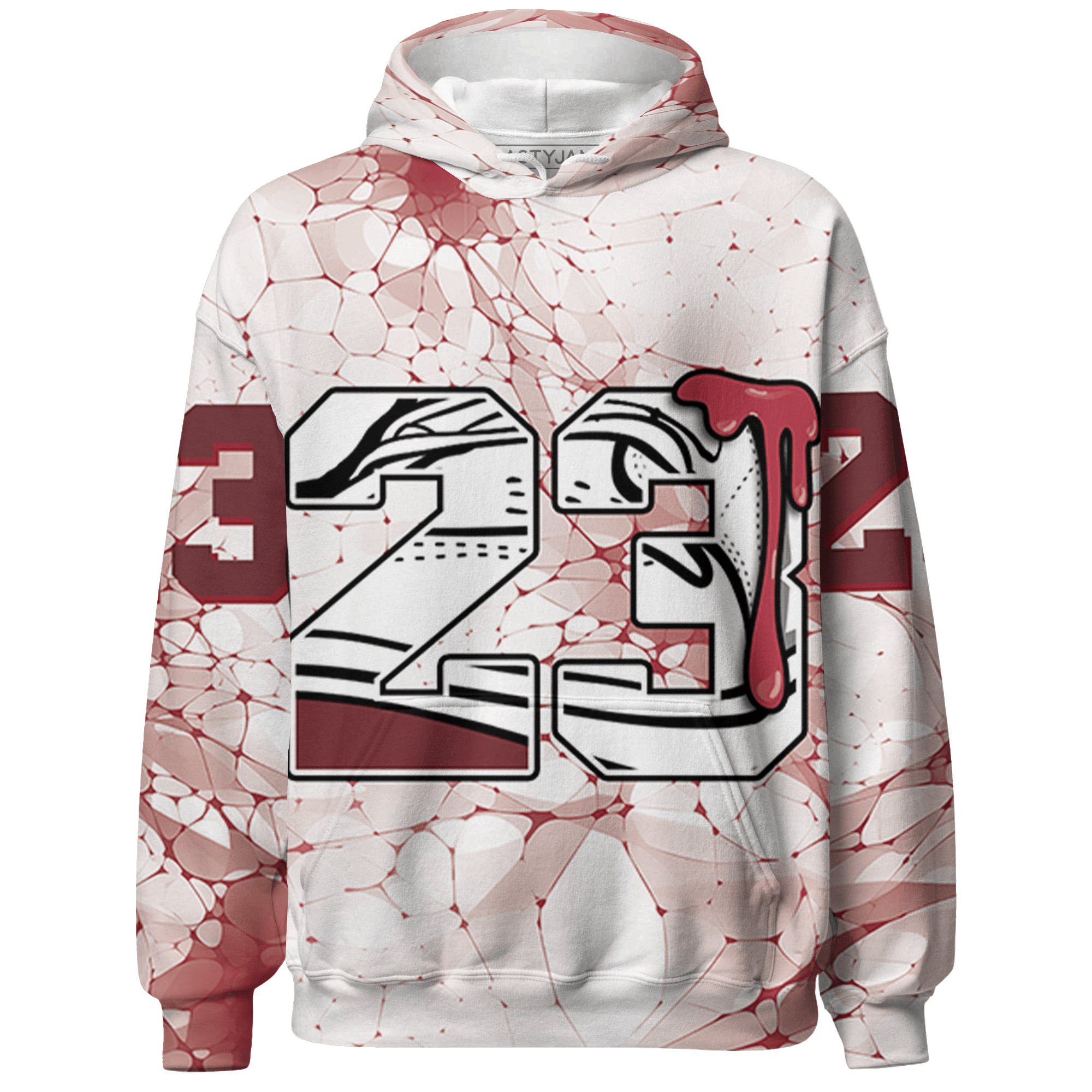 High 85 Metallic Burgundy 1s Hoodie Match 23 Sneaker 3D All-Over Print - NastyJamz