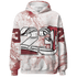 High 85 Metallic Burgundy 1s Hoodie Match 23 Sneaker 3D All-Over Print - NastyJamz