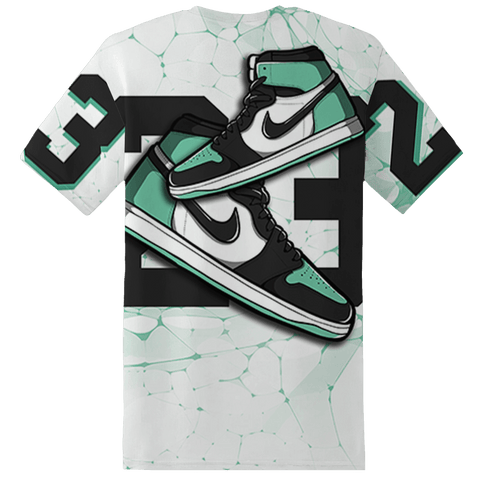 High-OG-Green-Glow-1s-T-Shirt-Match-23-Sneaker-3D