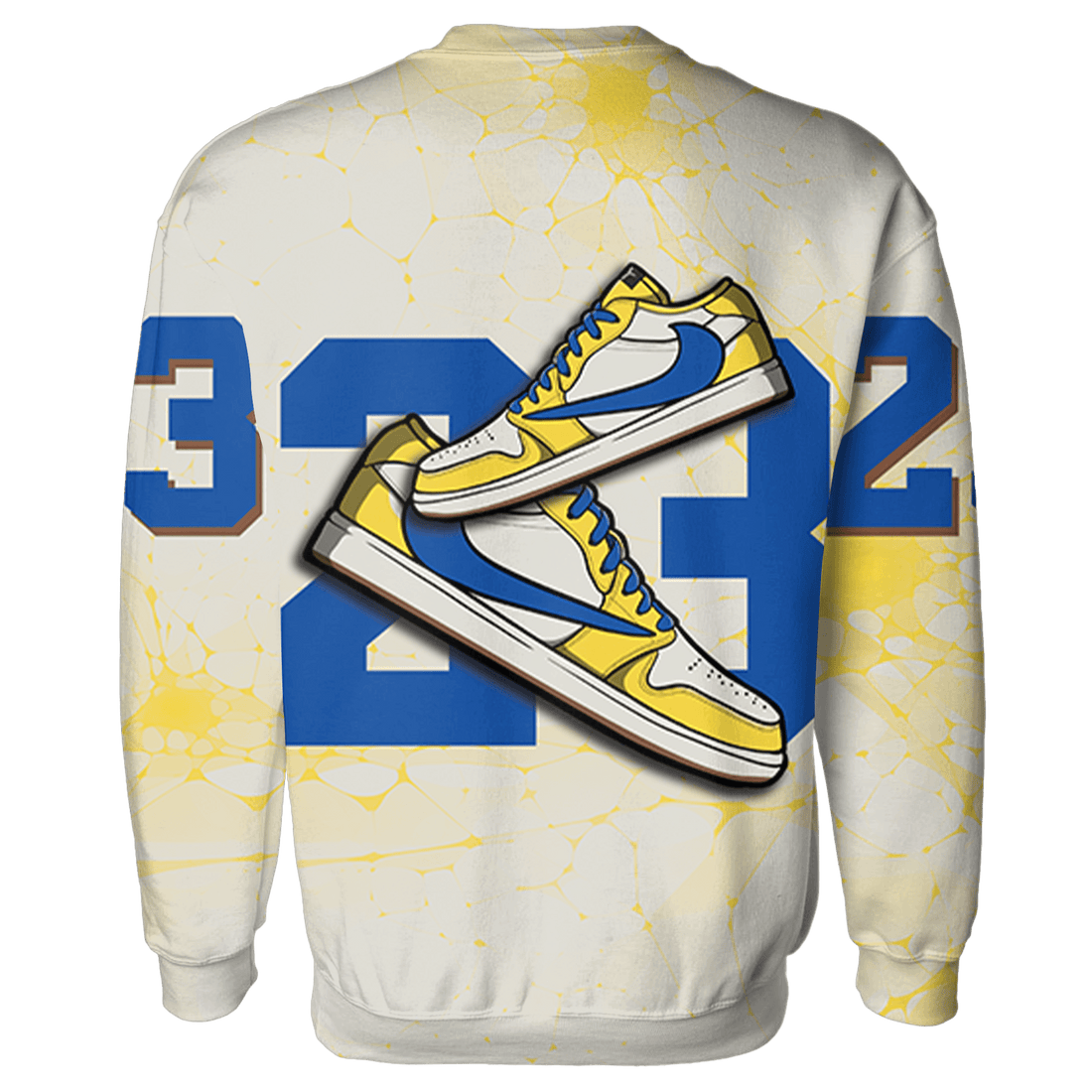 Low OG Canary TVSC 1s Sweatshirt Match 23 Sneaker 3D All-Over Print - NastyJamz
