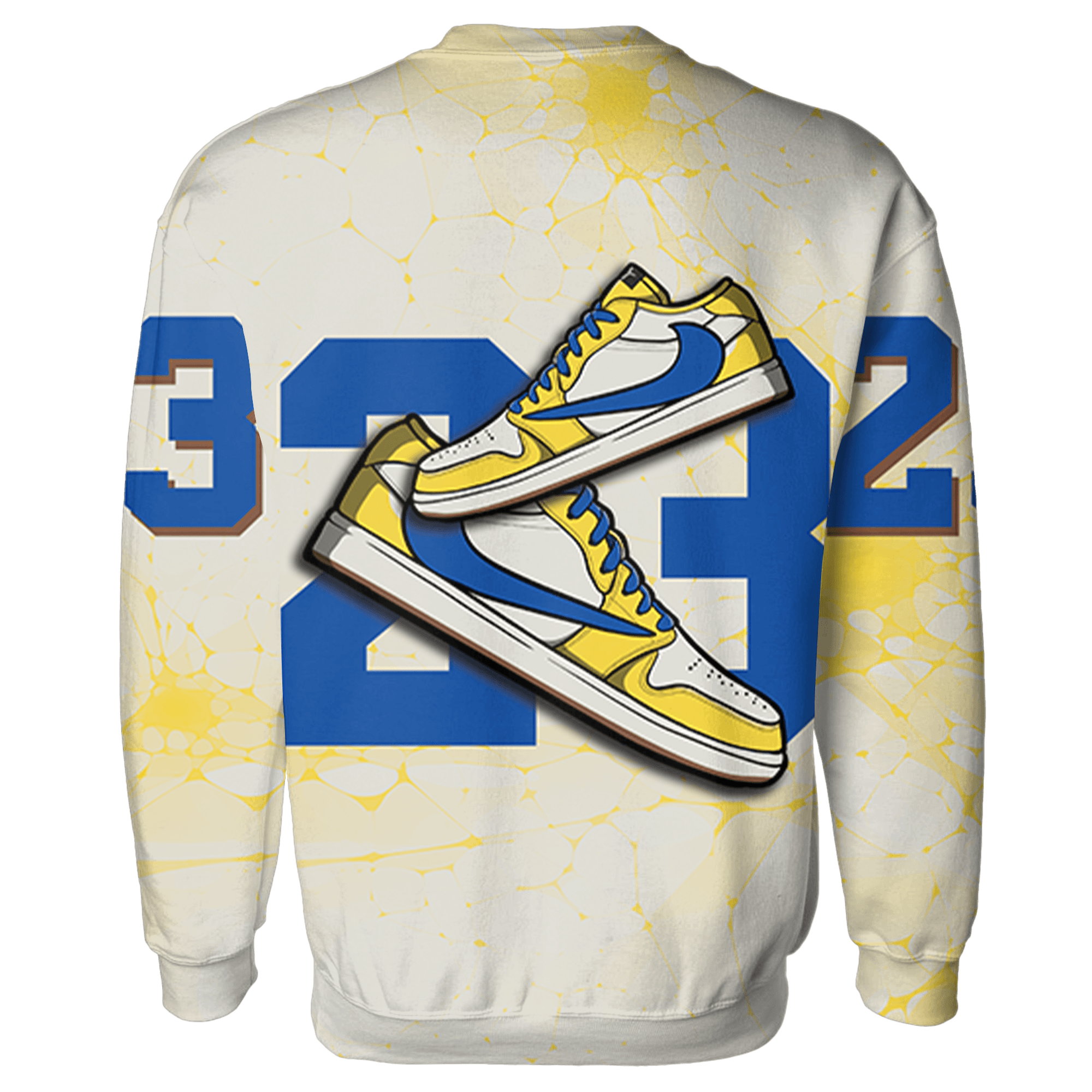 Low OG Canary TVSC 1s Sweatshirt Match 23 Sneaker 3D All-Over Print - NastyJamz