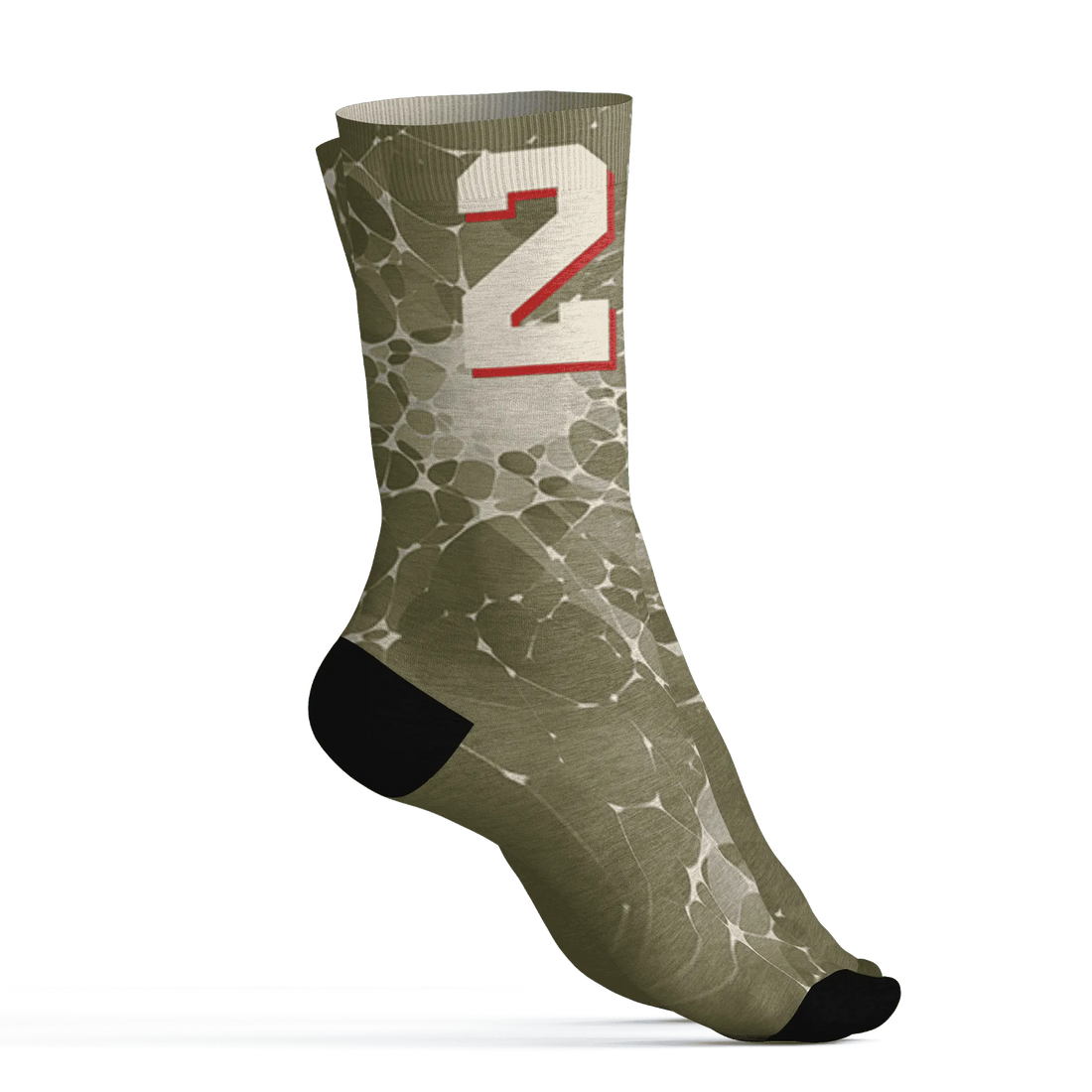 Medium-Olive-1s-Socks-Match-23-Sneaker-3D