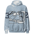Mid Diffused Blue Grey 1s Hoodie Match 23 Sneaker 3D All-Over Print - NastyJamz