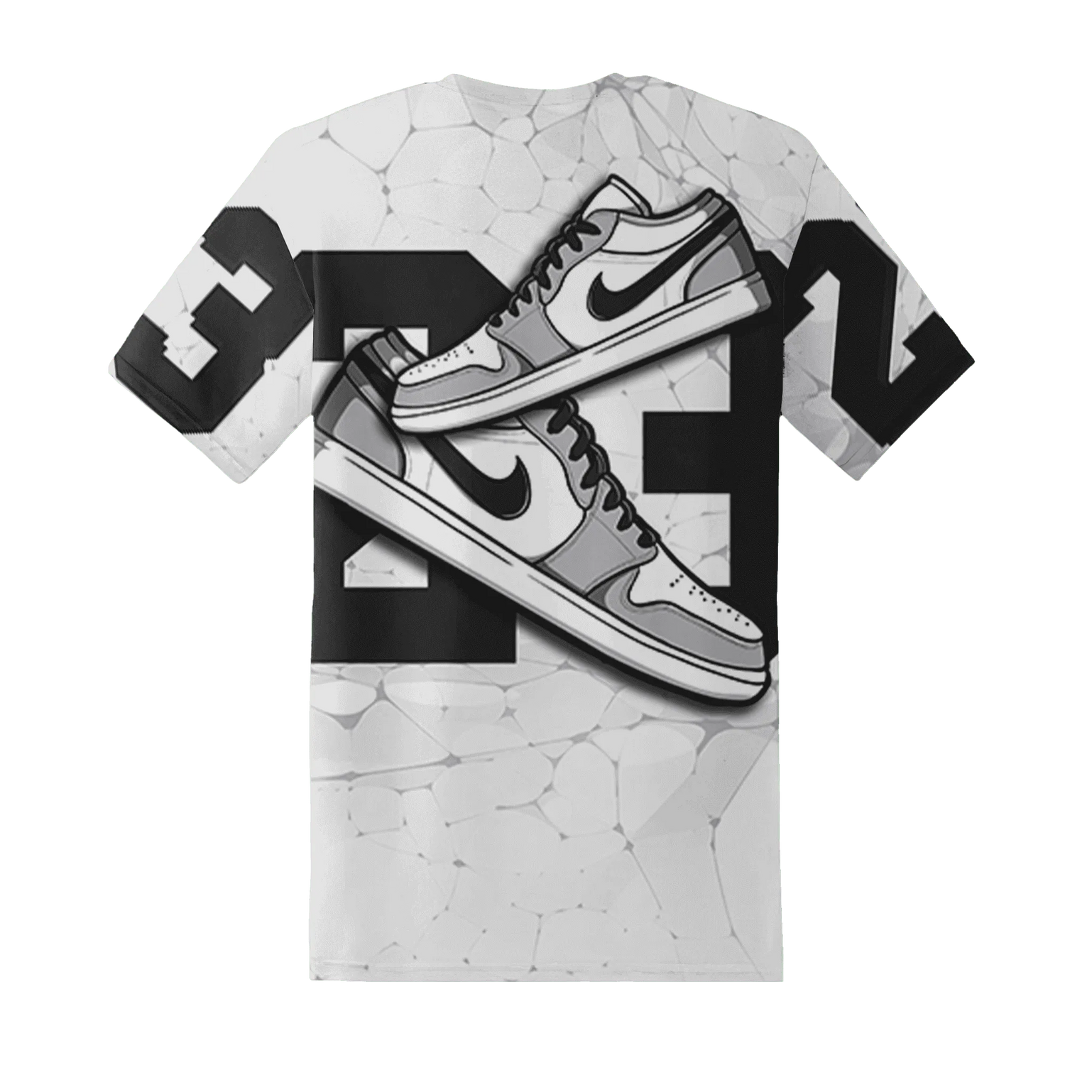 Wolf-Grey-1s-T-Shirt-Match-23-Sneaker-3D