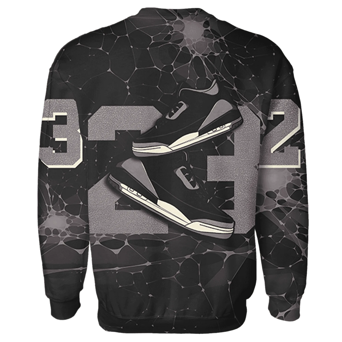 Black-Violet-Ore-3s-Sweatshirt-Match-23-Sneaker-3D