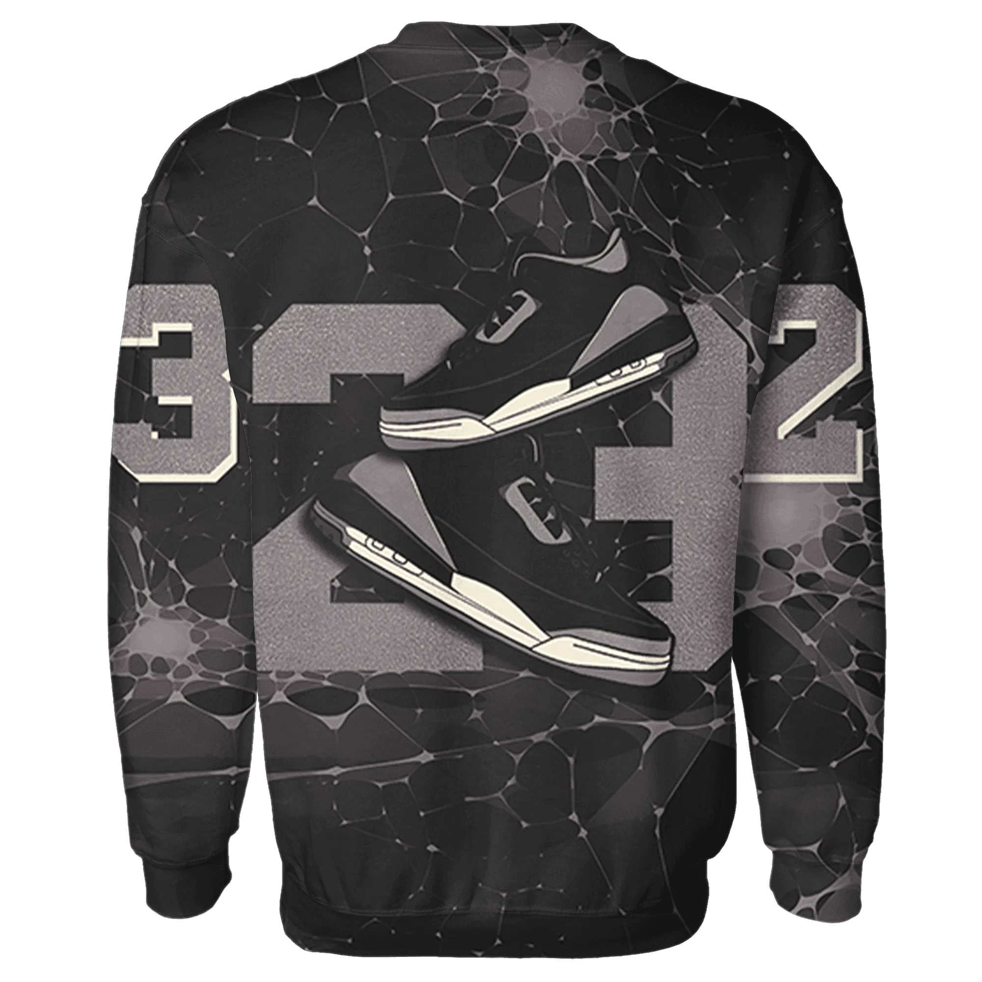 Black-Violet-Ore-3s-Sweatshirt-Match-23-Sneaker-3D
