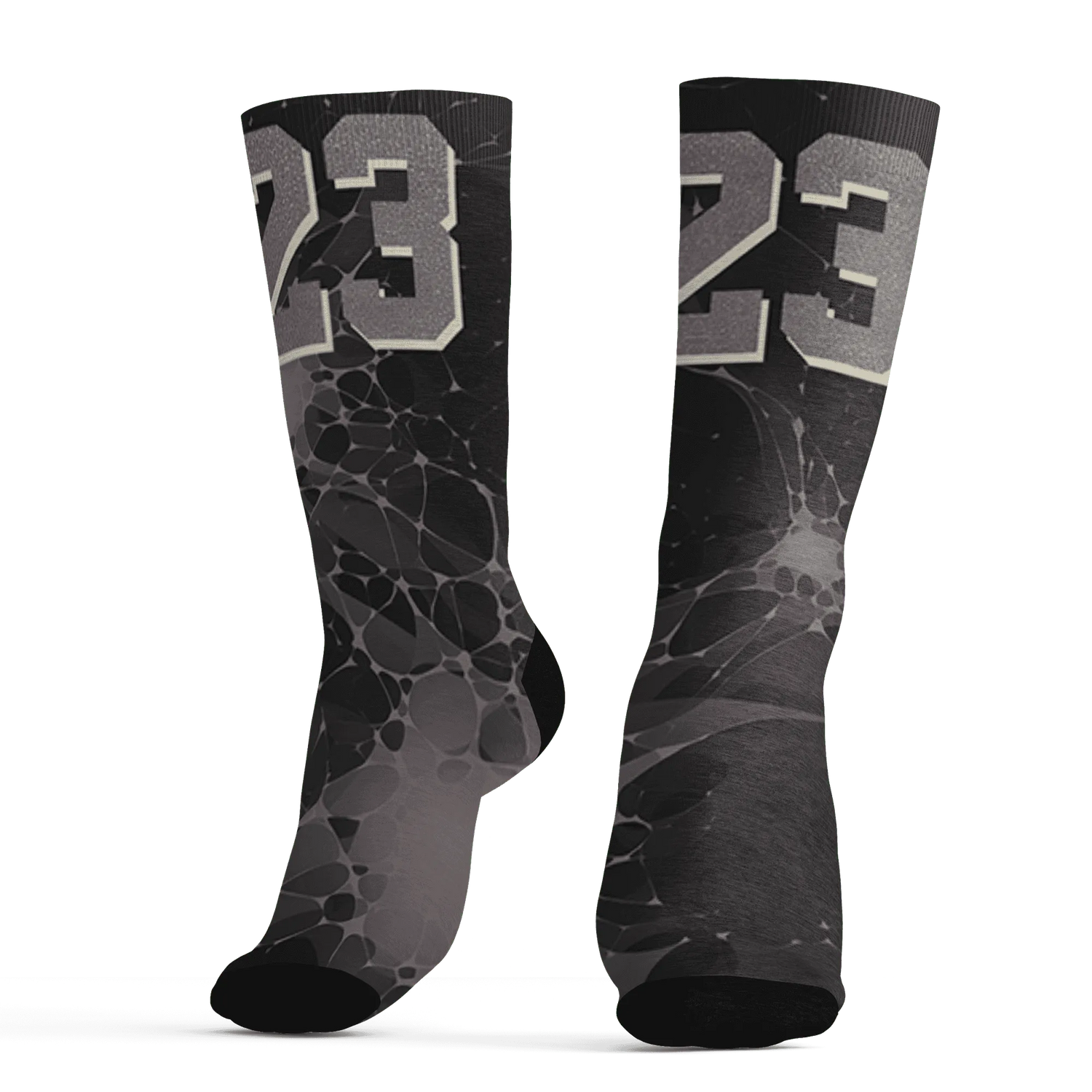 Black-Violet-Ore-3s-Socks-Match-23-Sneaker-3D