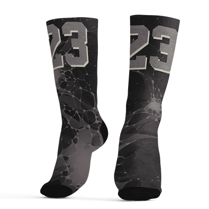Black-Violet-Ore-3s-Socks-Match-23-Sneaker-3D