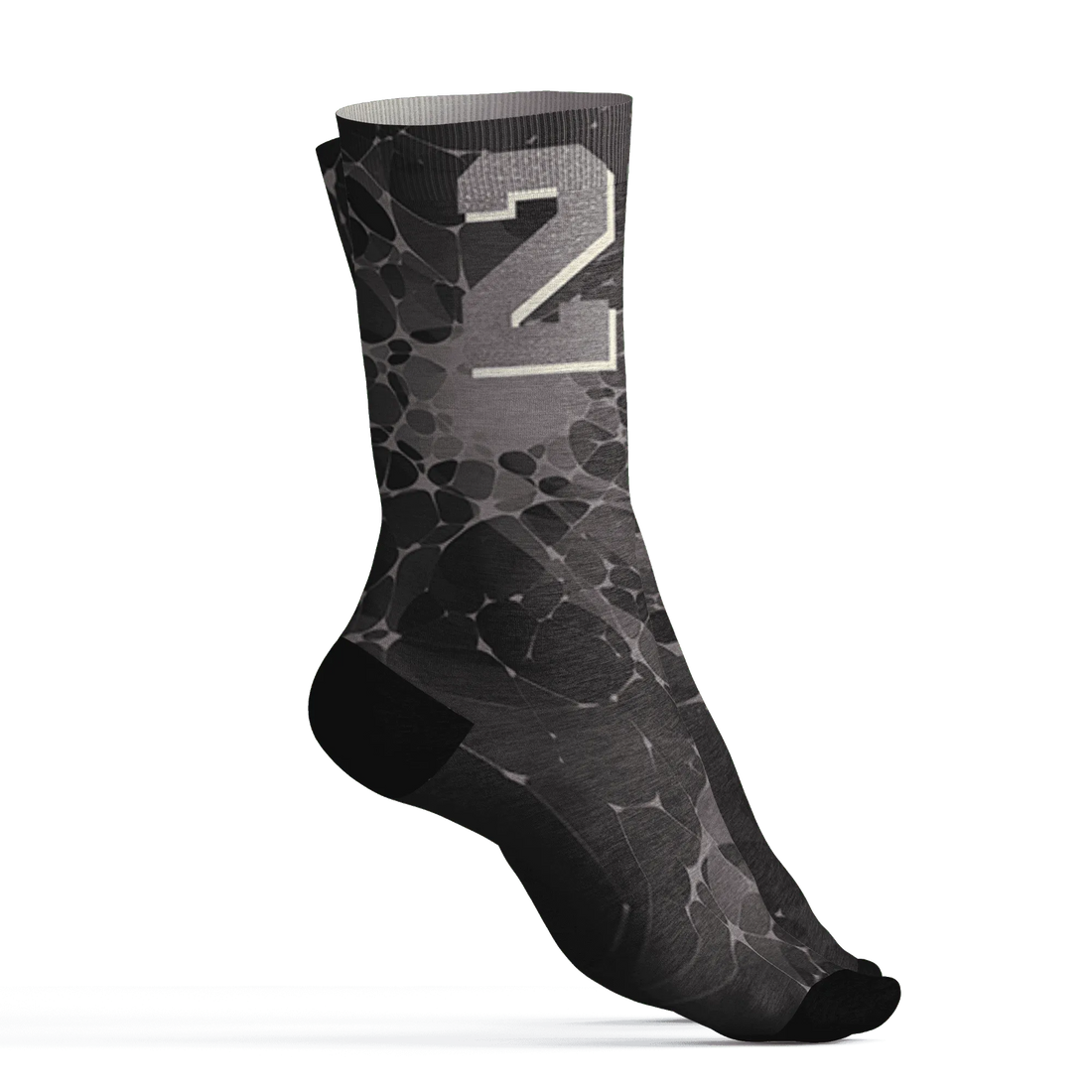 Black-Violet-Ore-3s-Socks-Match-23-Sneaker-3D
