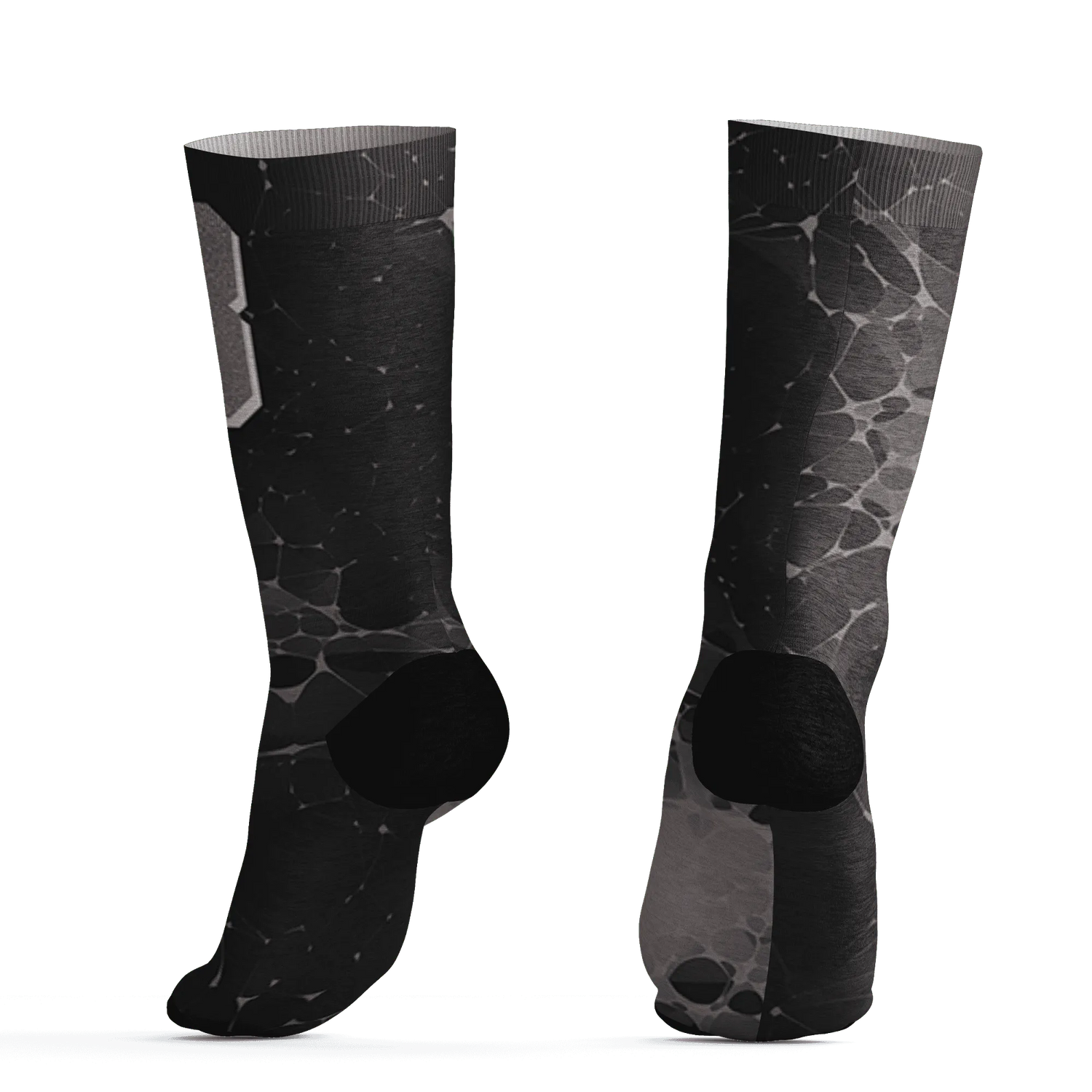Black-Violet-Ore-3s-Socks-Match-23-Sneaker-3D