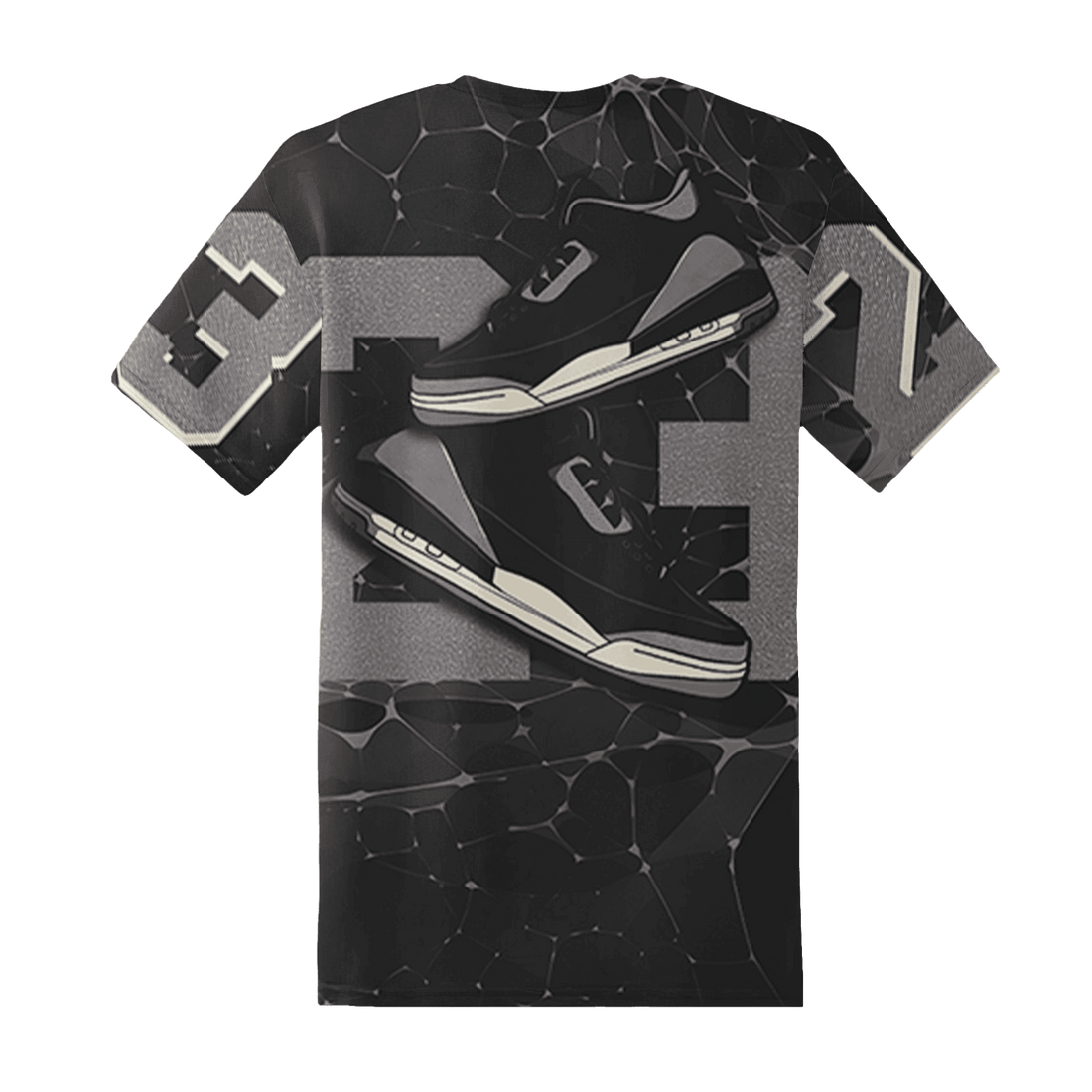 Black-Violet-Ore-3s-T-Shirt-Match-23-Sneaker-3D