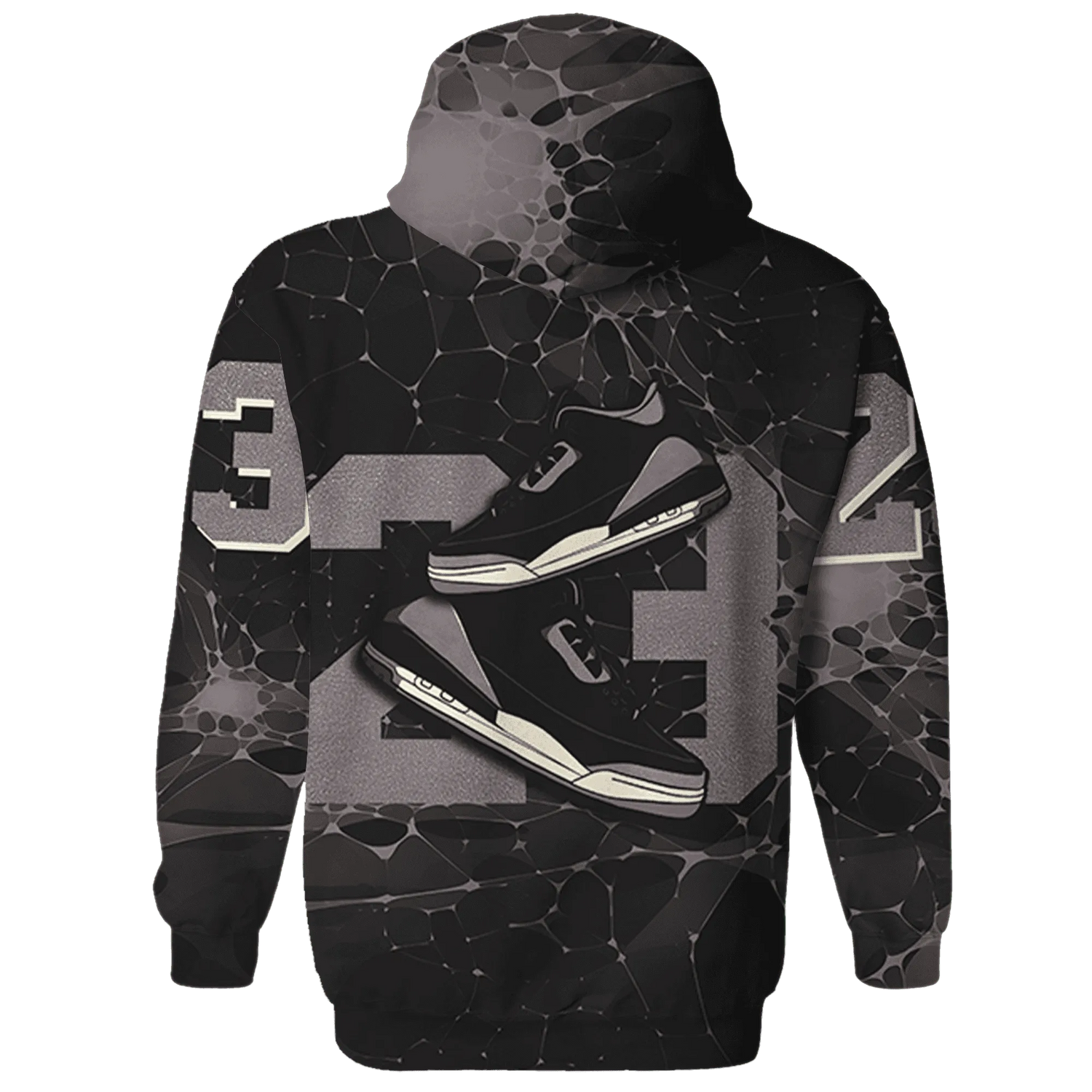 Black-Violet-Ore-3s-Hoodie-Match-23-Sneaker-3D