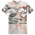 Georgia Peach 3s T Shirt Match 23 Sneaker 3D All-Over Print - NastyJamz