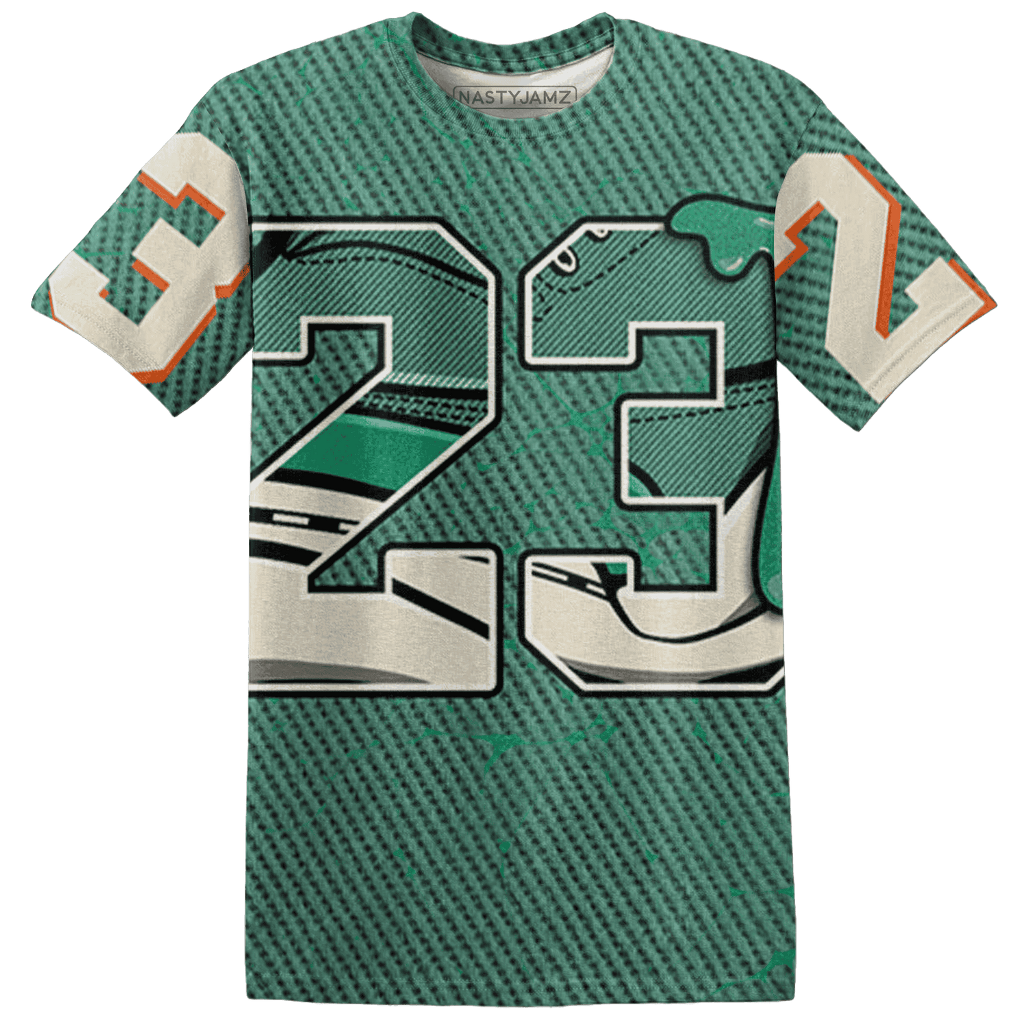 Nina CN Abney 3s T Shirt Match 23 Sneaker 3D All-Over Print - NastyJamz