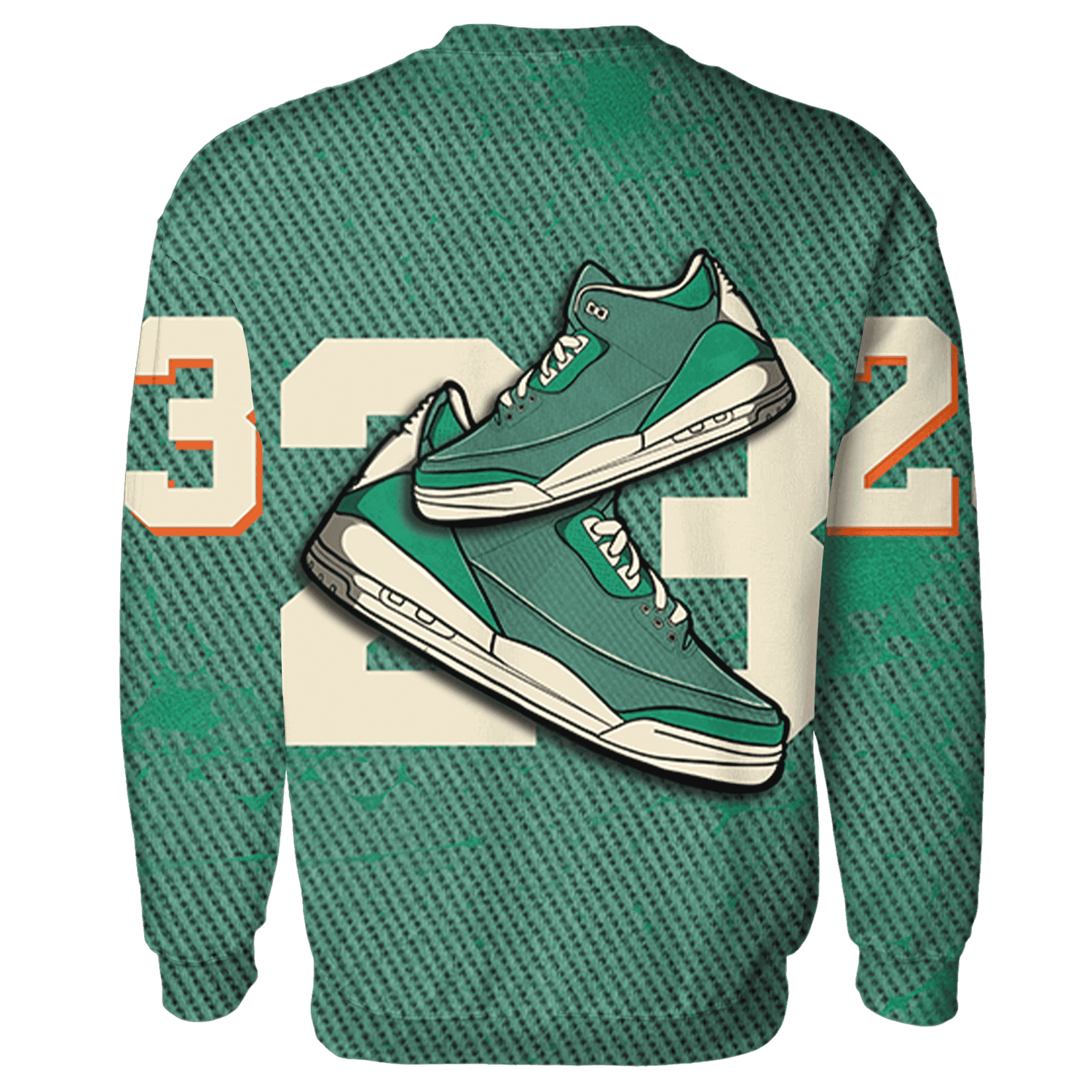 Nina CN Abney 3s Sweatshirt Match 23 Sneaker 3D All-Over Print - NastyJamz
