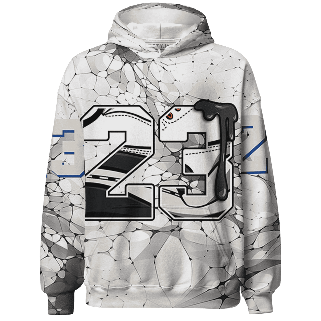 Quaiii 54 3s Hoodie Match 23 Sneaker 3D All-Over Print - NastyJamz