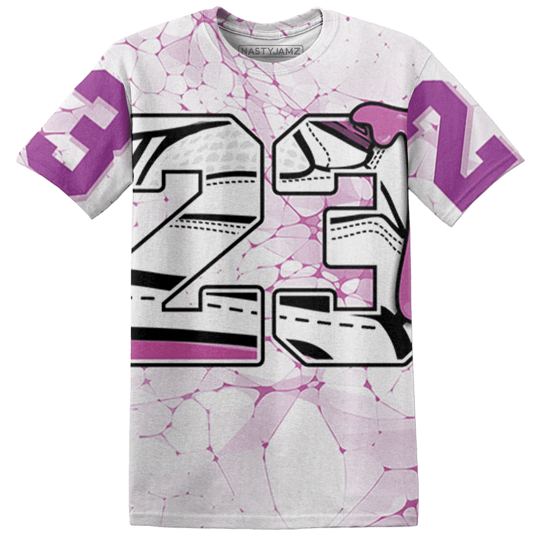 GS Hyper Violet 4s T Shirt Match 23 Sneaker 3D All-Over Print - NastyJamz