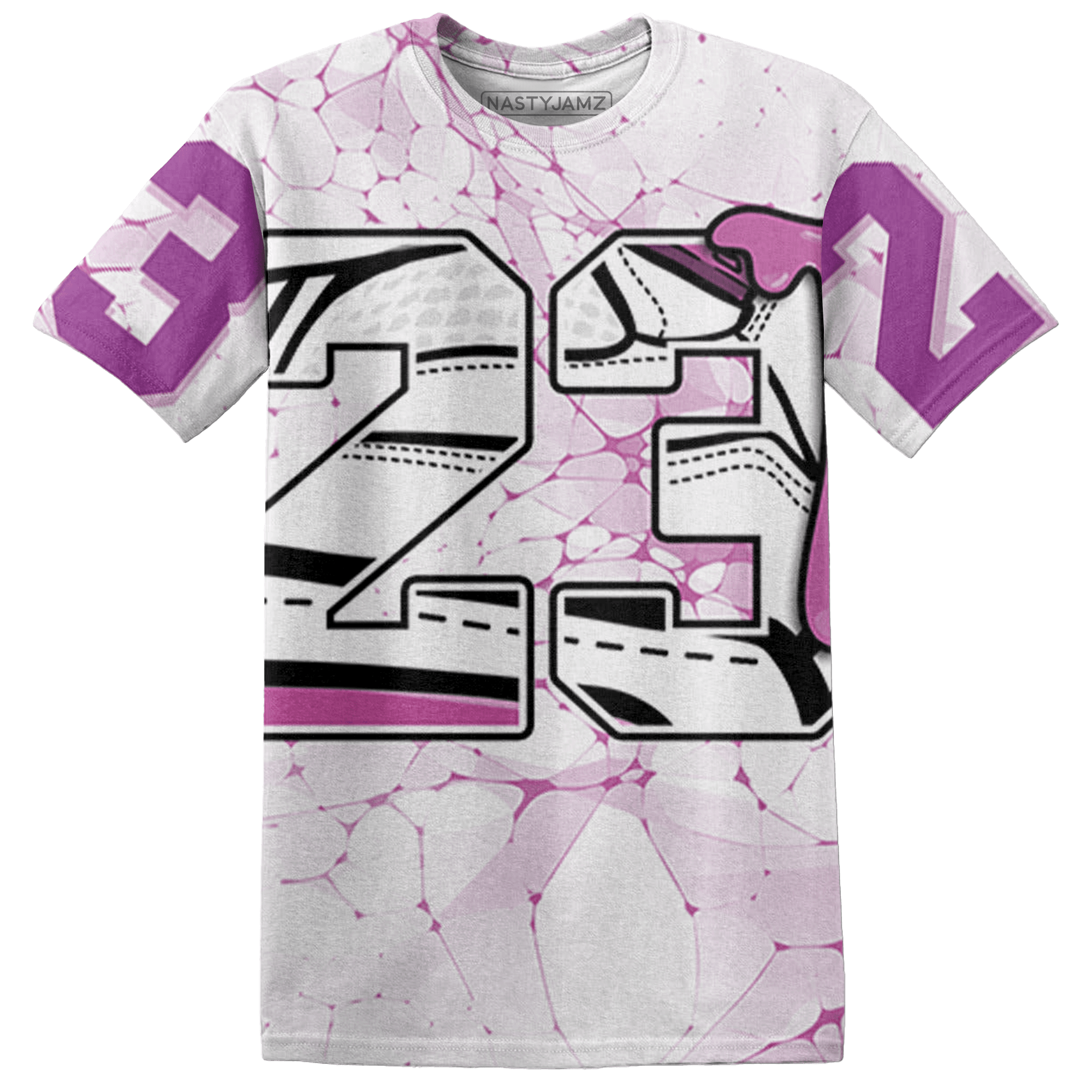GS Hyper Violet 4s T Shirt Match 23 Sneaker 3D All-Over Print - NastyJamz