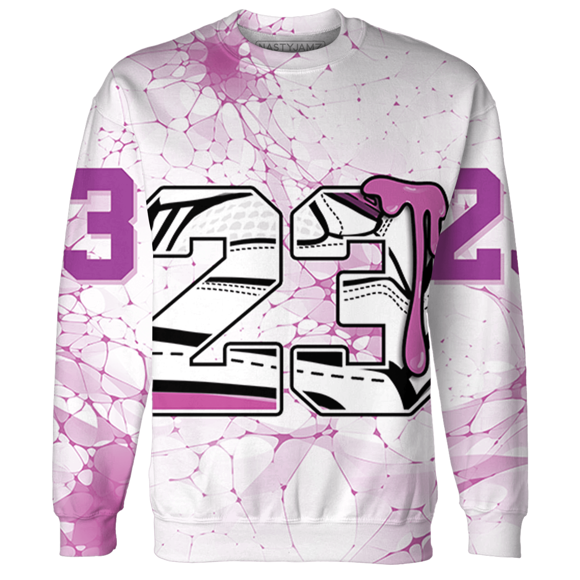 GS Hyper Violet 4s Sweatshirt Match 23 Sneaker 3D All-Over Print - NastyJamz