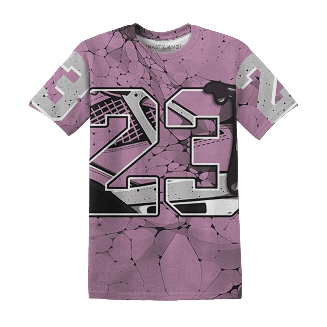 Orchid-Neutral-Grey-Black-White-4s-NastyJamz-T-Shirt-Match-23-Sneaker-3D