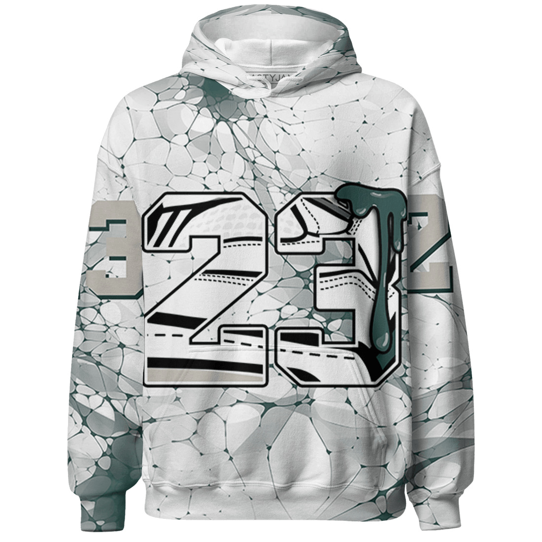 Oxidized Green 4s Hoodie Match 23 Sneaker 3D All-Over Print - NastyJamz