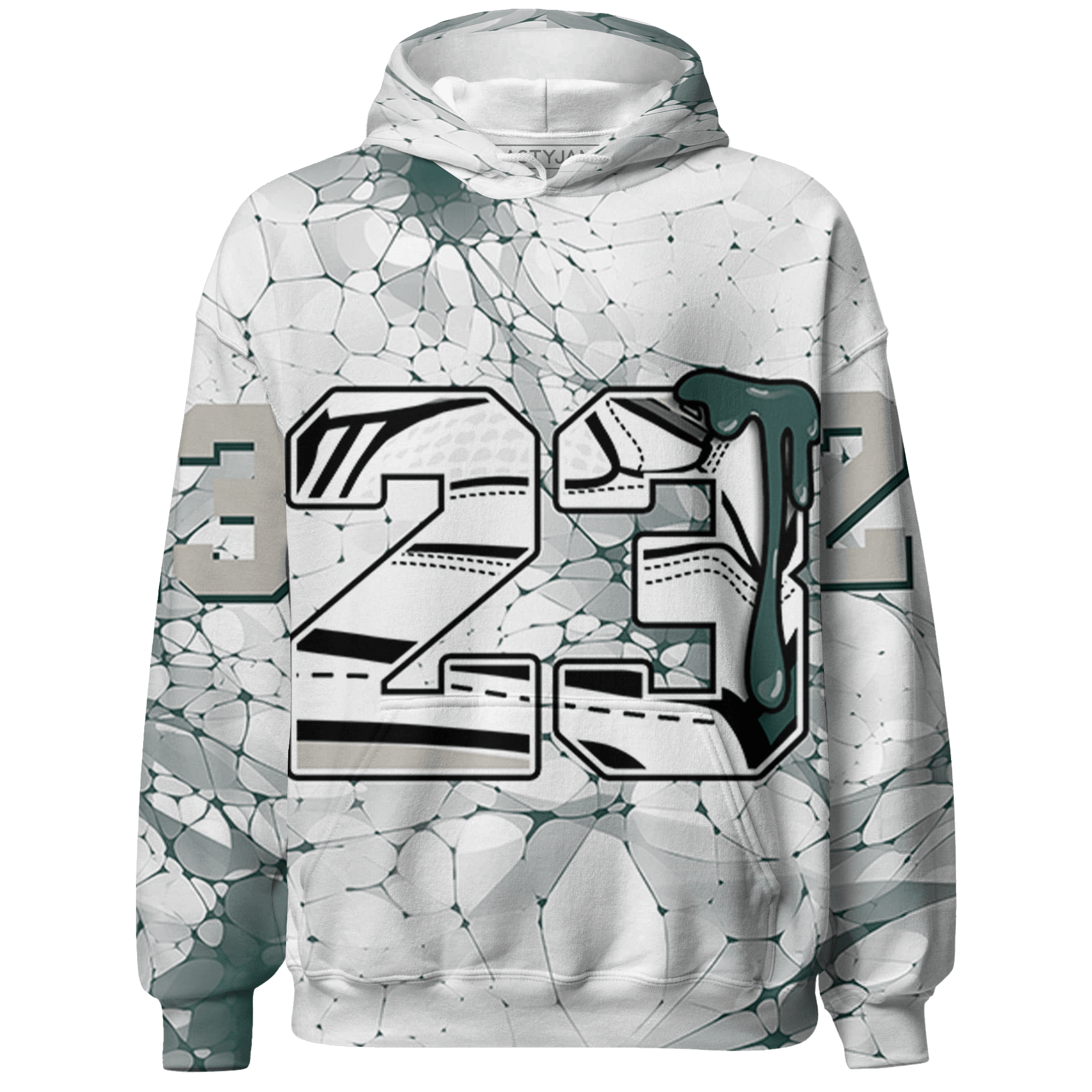 Oxidized Green 4s Hoodie Match 23 Sneaker 3D All-Over Print - NastyJamz