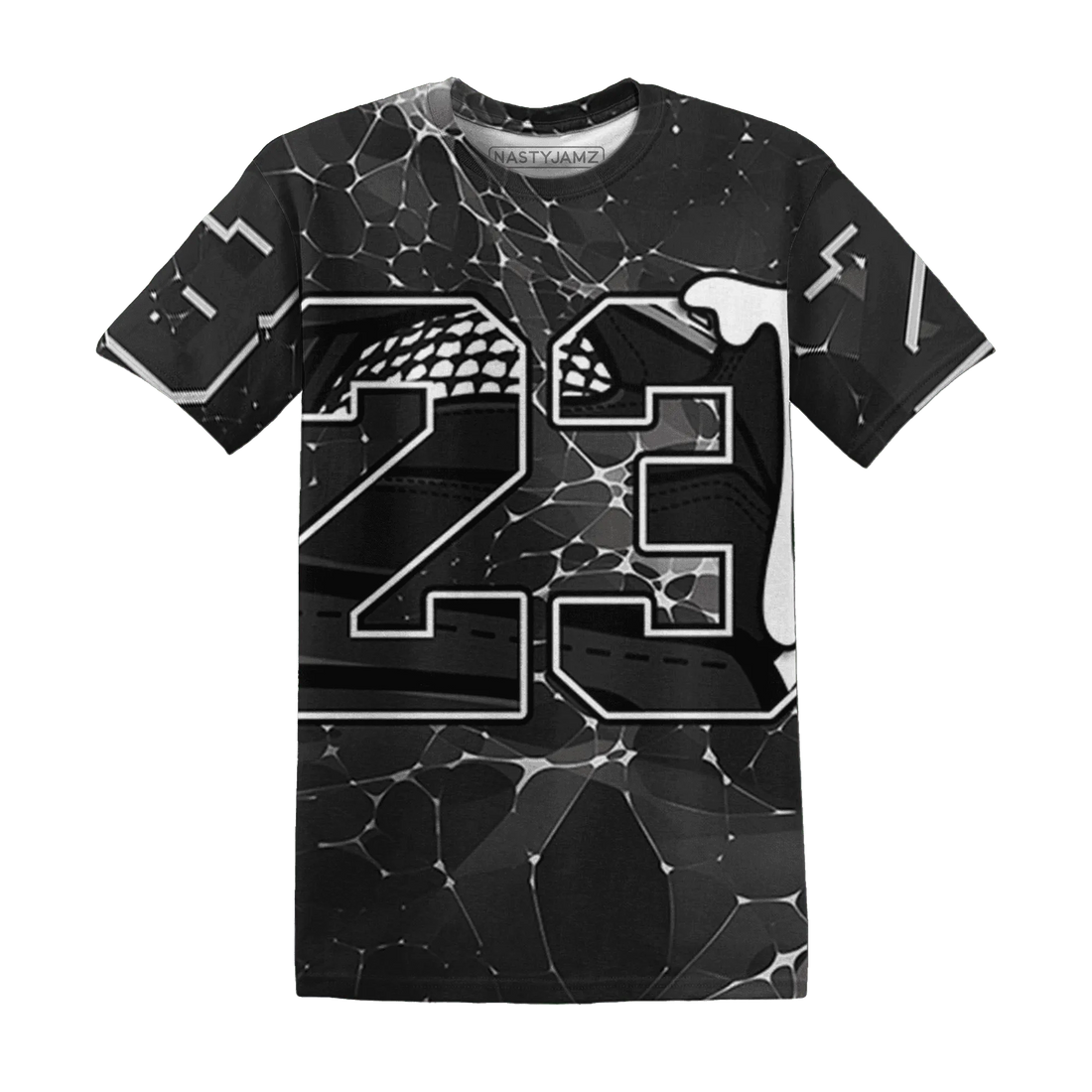 White-Thunder-4s-T-Shirt-Match-23-Sneaker-3D