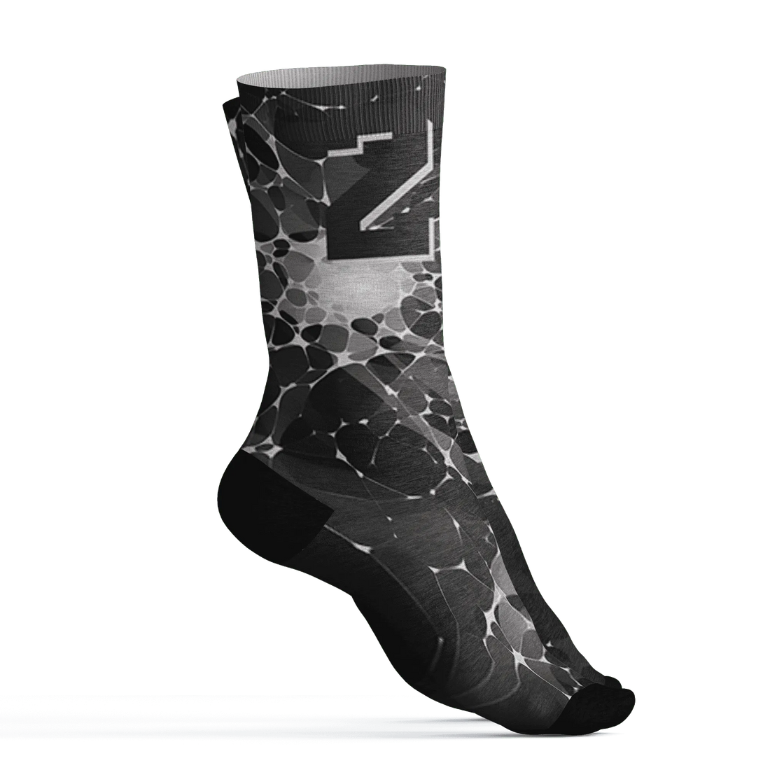 White-Thunder-4s-Socks-Match-23-Sneaker-3D