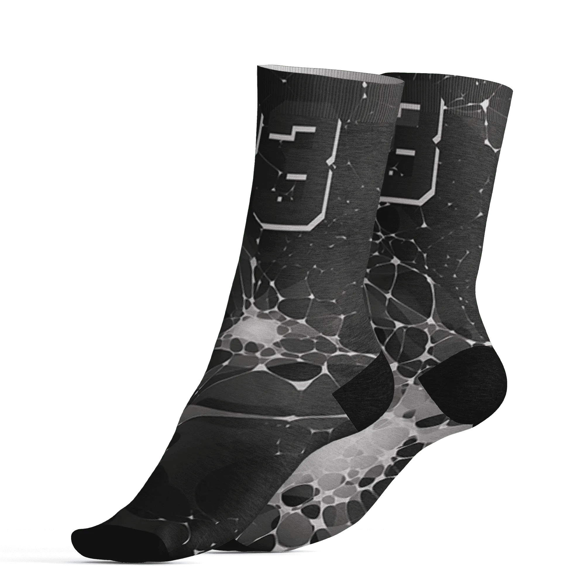 White-Thunder-4s-Socks-Match-23-Sneaker-3D